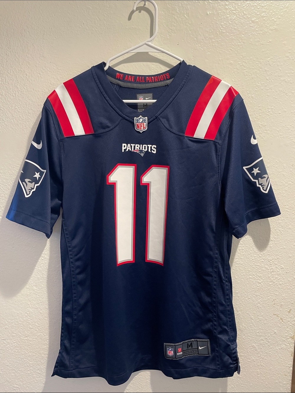 Nike New England Patriots #11 Julian Edelman Jersey